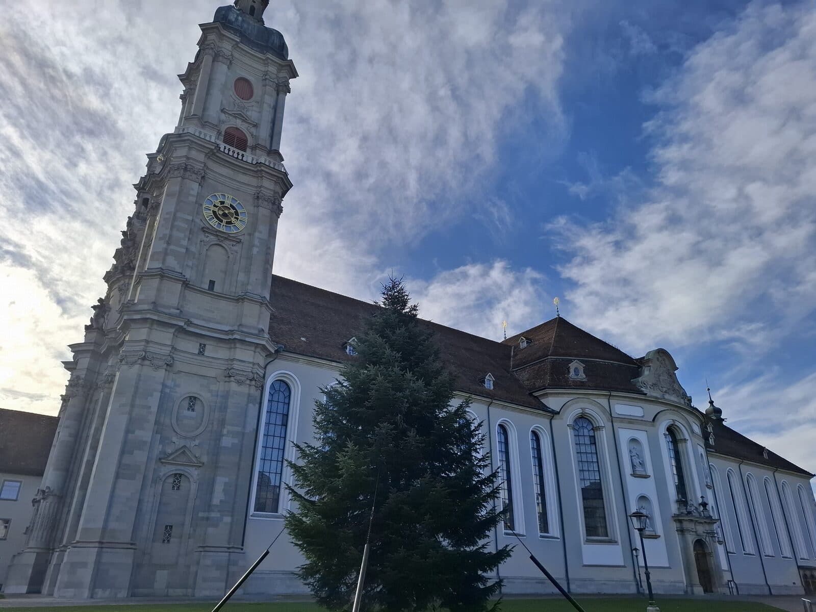 La cattedrale barocca del distretto abbaziale, città vecchia