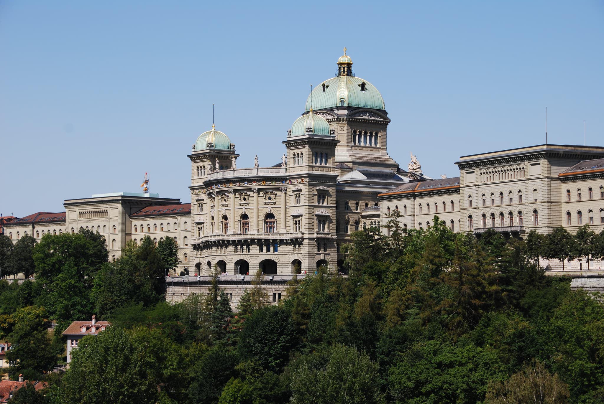 The Federal Palace in Bern, seat of the Federal Assembly and Federal Council — where the SEM gives its approval.